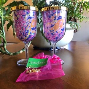 lily pulitzer acrylic glasses
